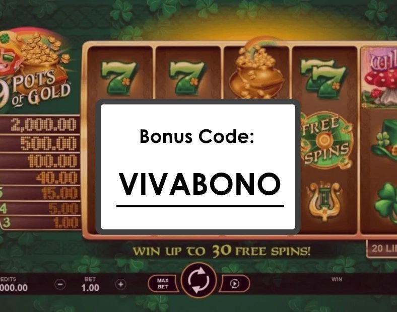 9 Pots of Gold Slot Play Free or Real Money for Up to 2000x